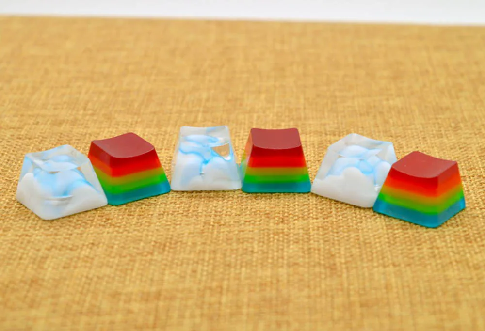 Клавиатура механическая с резиновой подсветкой для переключателя вишневого