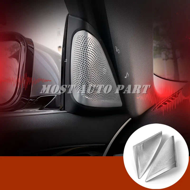 Внутренняя дверь автомобиля аудио динамик крышка отделка 2 шт для BMW 5 серии G30 G31