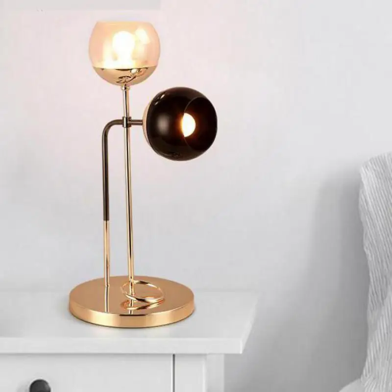 Ресторанная Светодиодная настольная лампа с витражным стеклом стоящая для бара