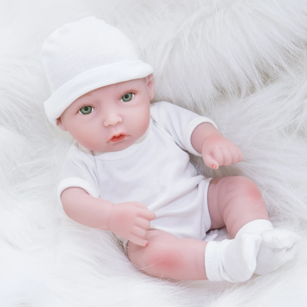 

CONUSEA 25CM Reborn Baby Doll Soft Full Body Silicone Toys for Girls Lifelike Dolls Gift for Kids Waterproof Bath Toys