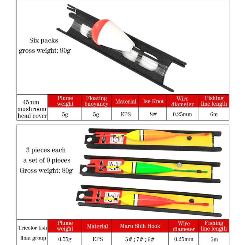 Новый вертикальный буй рыболовный поплавок с грибной головкой дизайн рыбок