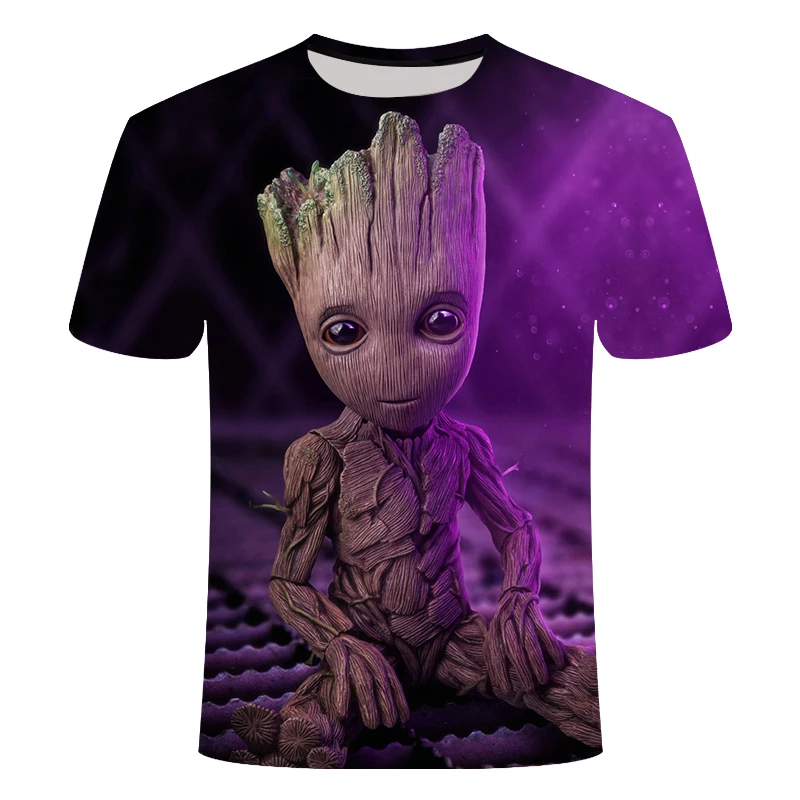 

2021 new best-selling 3D Groot men's T-shirt, which one do you like The most handsome boy in the world