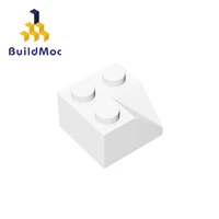 buildmoc assembles particles 3046 2x2 45 degree sloped corner roof for building blocks parts diy educational brickstoy children