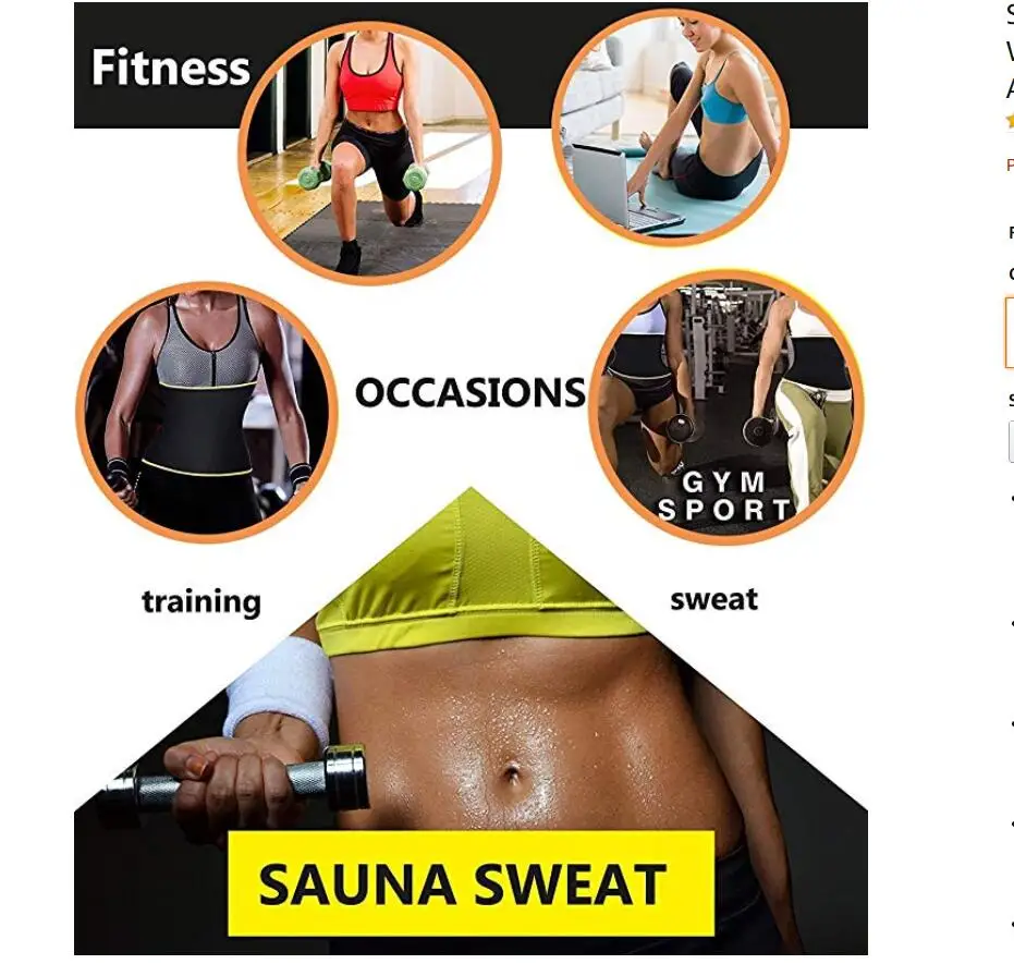 Тренажер для талии формирователь тела триммер пояс похудения обертывания живота