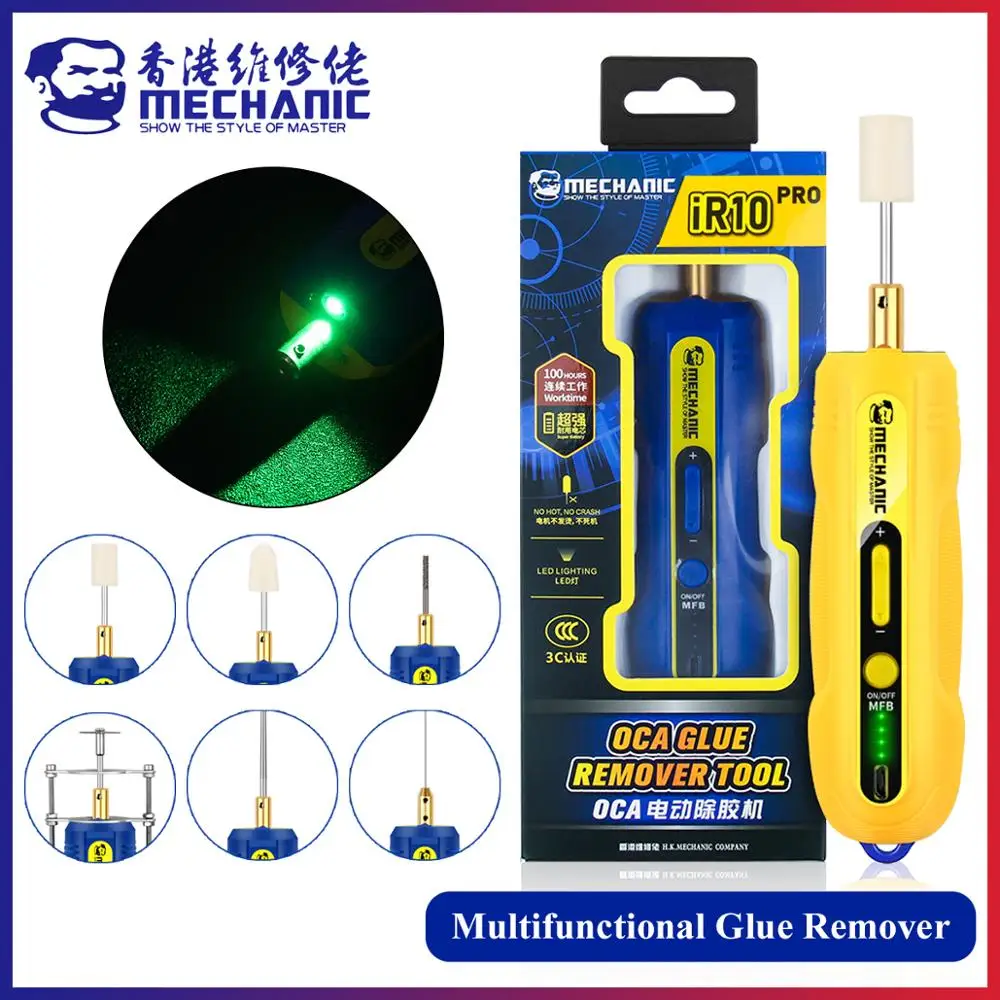 Устройство для удаления гуммирования и клея с ЖК-экрана телефона MECHANIC iR10 PRO 6 в 1 |
