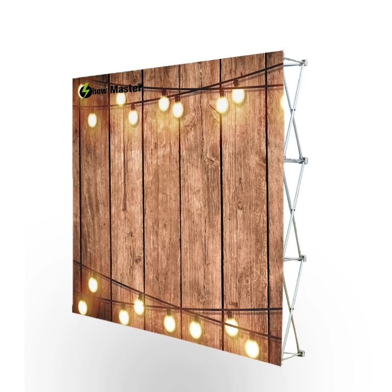 Легко стойкая рамка на заказ Печать 10 футов всплывающая Складная витрина|Фоны