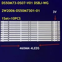 7set LED Strip for akai aktv505 TV DS50M73-DS07-V01 DSBJ-WG 2W2006-DS50M7301-01 C50ANSMT-4K V2