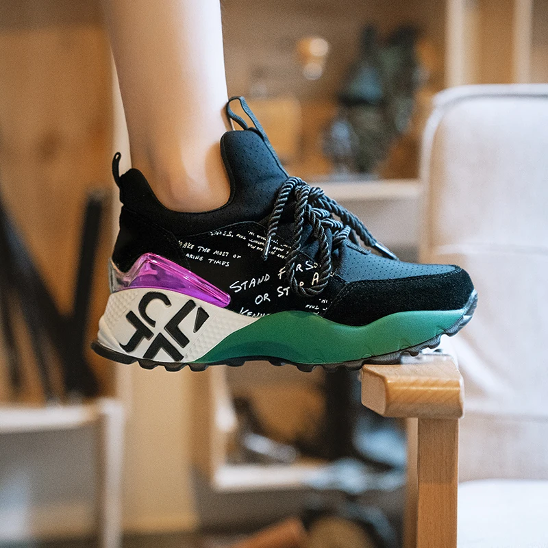 CONASCO/2020 модная женская классическая демисезонная повседневная обувь из