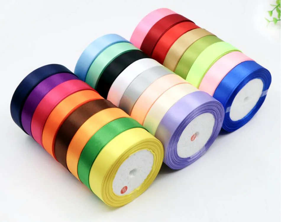 6 мм 1 см 1,5 см 2 см 2,5 см 4 5 см атласными лентами DIY искусственный шелк розы Ремесла поставок швейной фурнитуры Скрапбукинг Материал