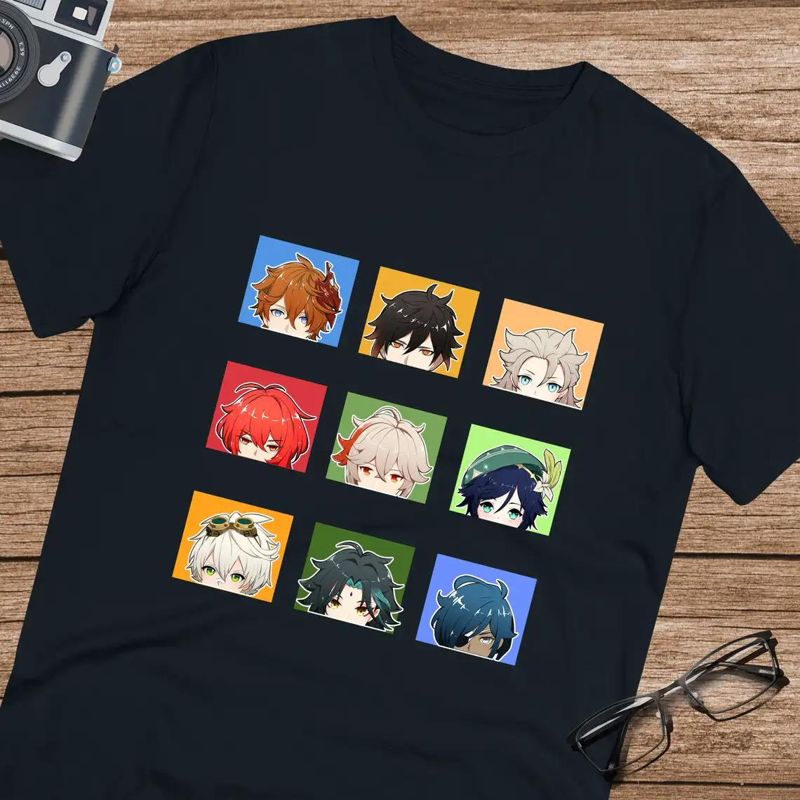 

Genshin Impact Kazuha Xiao Zhongli Childe Bennett Albedo Diluc Venti Genshin Impact T Shirt Unisex Ultra Cotton Tee
