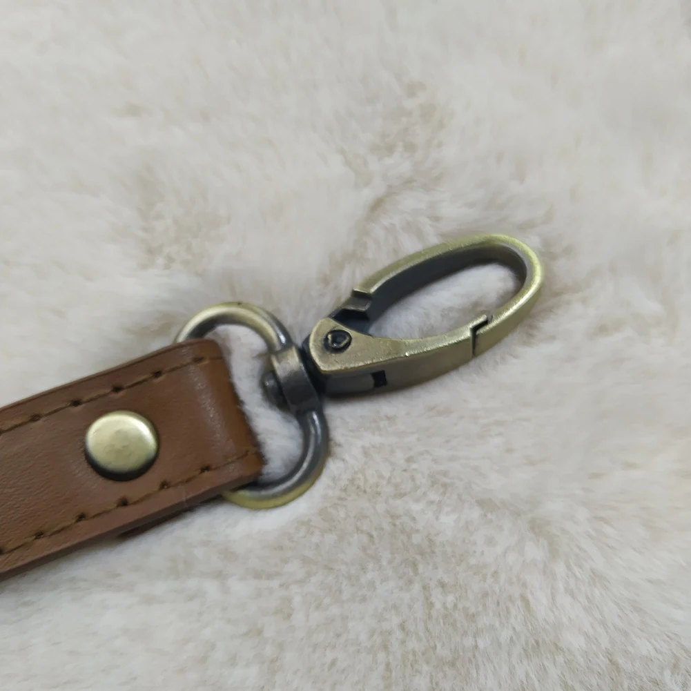 High Quality Leather Bag Strap Adjustable Chic Long Belt Detachable Handle Replacement Metal Buckle Crossbody Bag Accessories