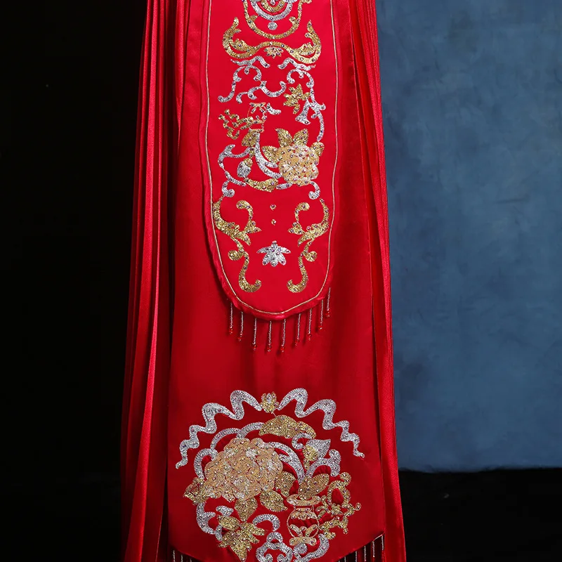 Женское традиционное платье Cheongsam длинное китайское свадебное элегантные