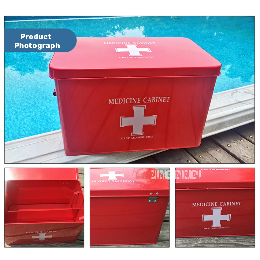 Портативная коробка для экстренных случаев из оцинкованного железа