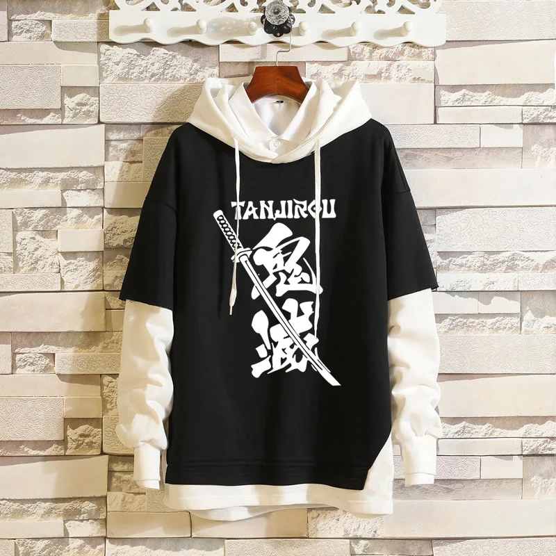 

Anime Demon Slayer Sweatshirt Tanjiro Rengoku Nezuko Hoodie Men's Autumn Winter Sweatshirt Streetwear Hip Hop Women-Clothes