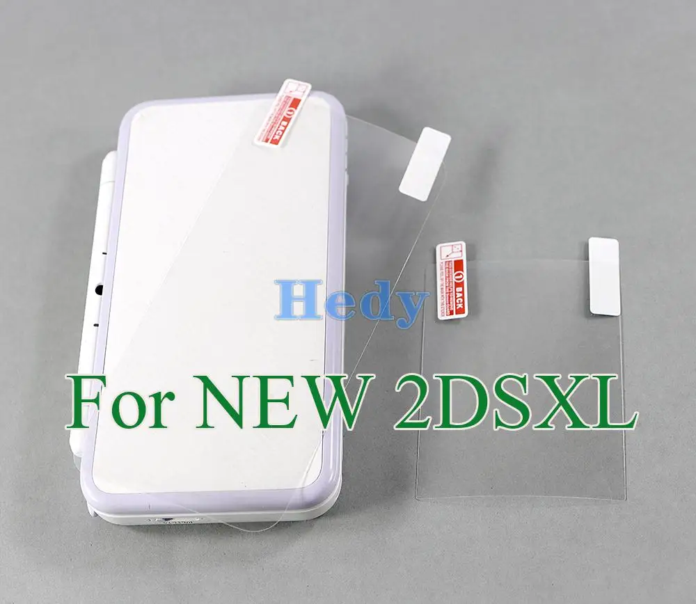 2 комплекта Защитная пленка для ЖК-экрана Nintend NEW 2DS XL LL прозрачная защитная