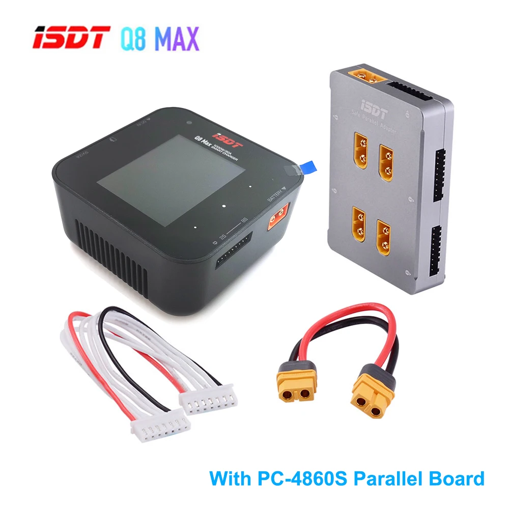 ISDT Q8 MAX 1000 Вт с PC 4860S на возраст от 1 года до 8 лет S безопасная параллельная батарея