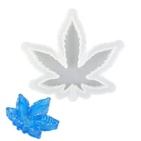 weed leaf ashtray silicone mould diy crafts soap plaster jewelry making tool crystal epoxy resin mold home decoration