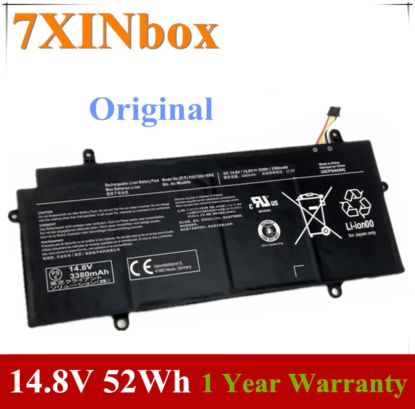 7XINbox 14 8 V 52wh PA5136U 1BRS батарея для Toshiba Satellite Z30 A B K10M K02M K20M C A1301|battery for toshiba|battery toshiba