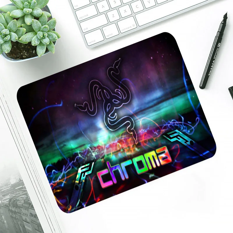 Лидер продаж Razer логотип PC Мышь коврик ковер Стиль резиновая противоскользящая