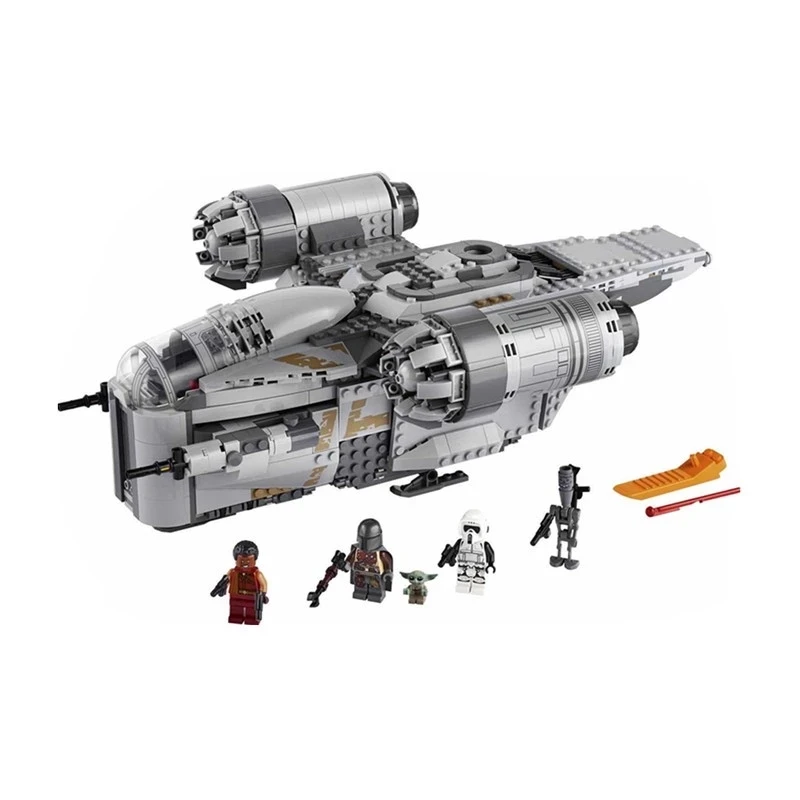 

In stock The Ucs Razor Crest By Model Compatible With Star Toys wars Building Blocks Bricks Kids Christmas Toys 75292 Gifts