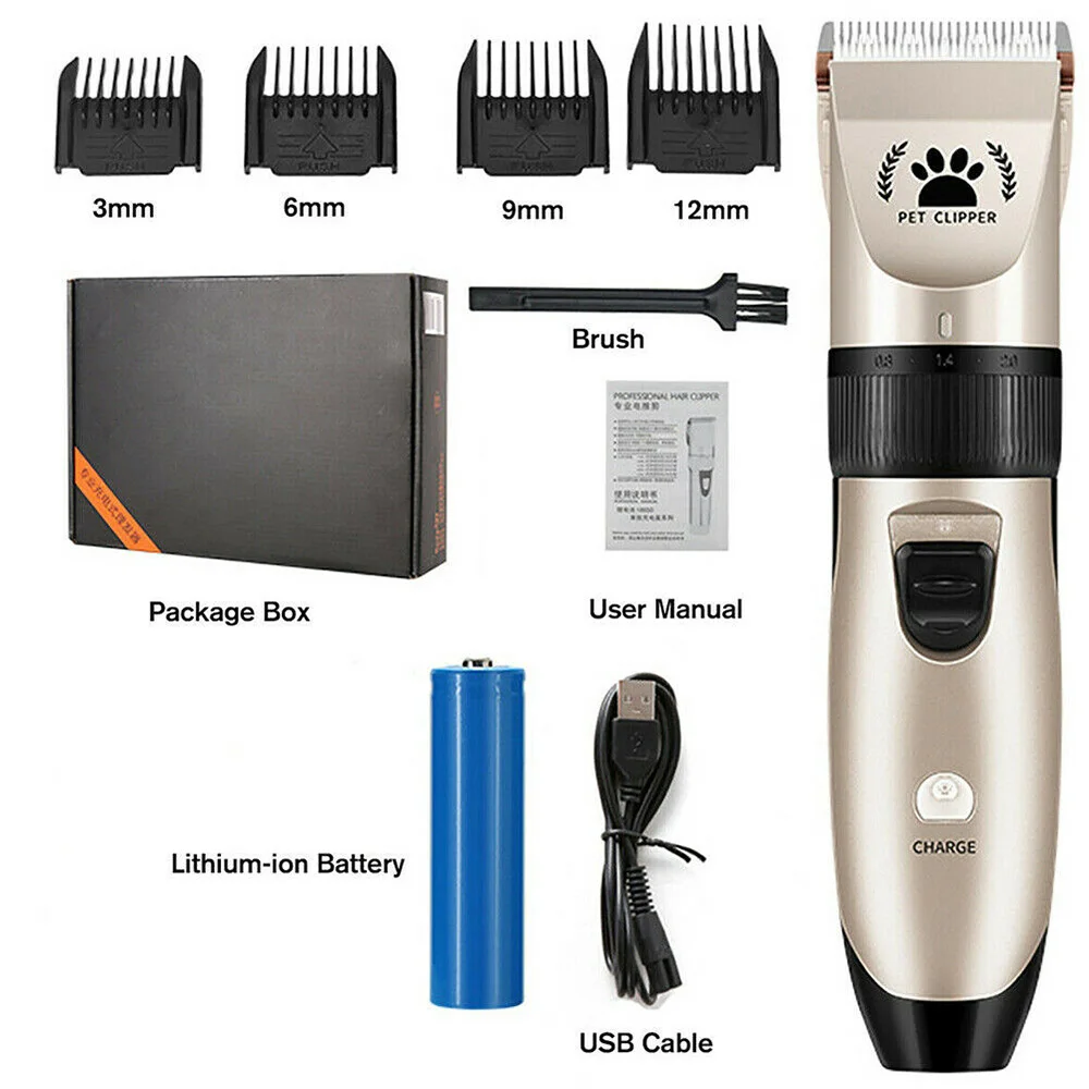 Электрические машинки для стрижки собак Беспроводная Бритва домашних животных