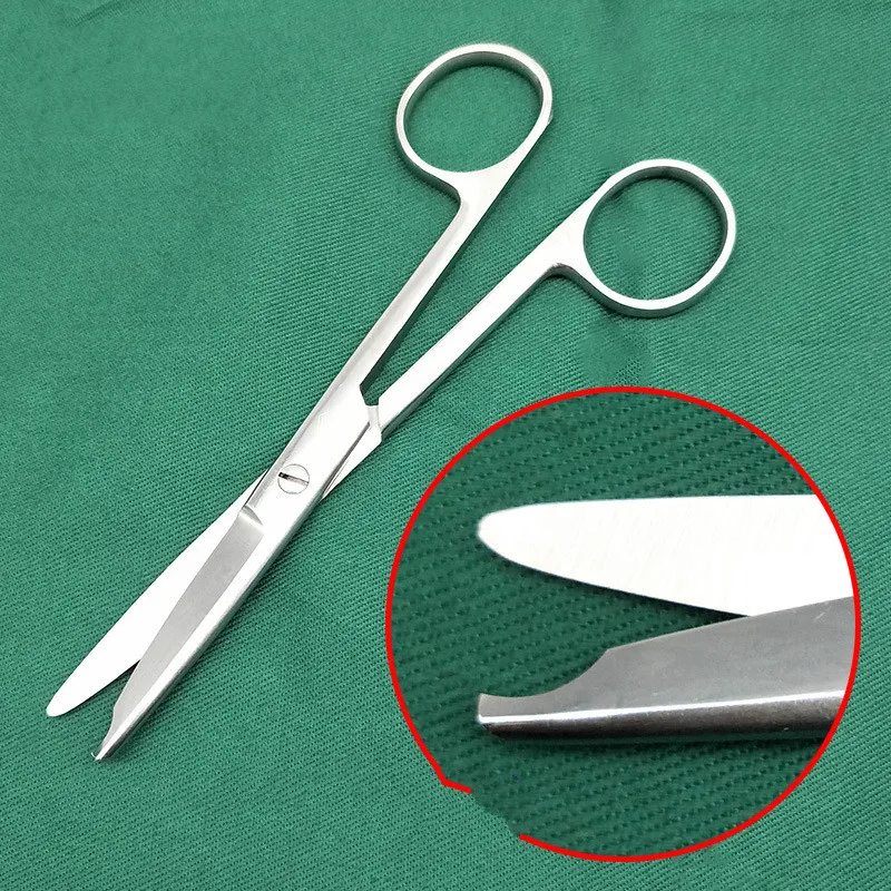 Хирургические ножницы для удаления ниток из нержавеющей стали швов зубчатые