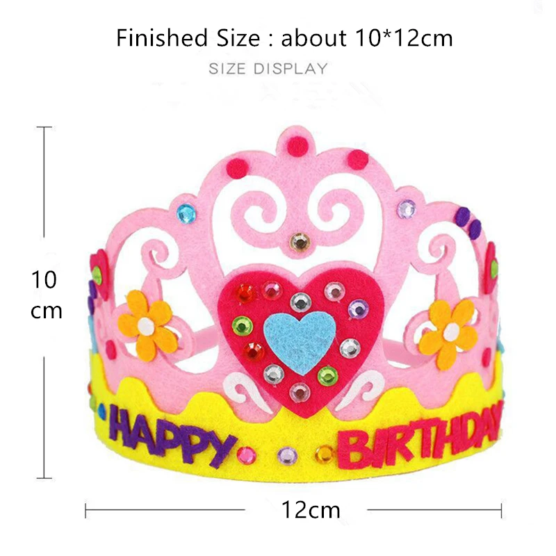 Фетровая коробка для игрушек ручной работы подарок Принцесса Корона на день