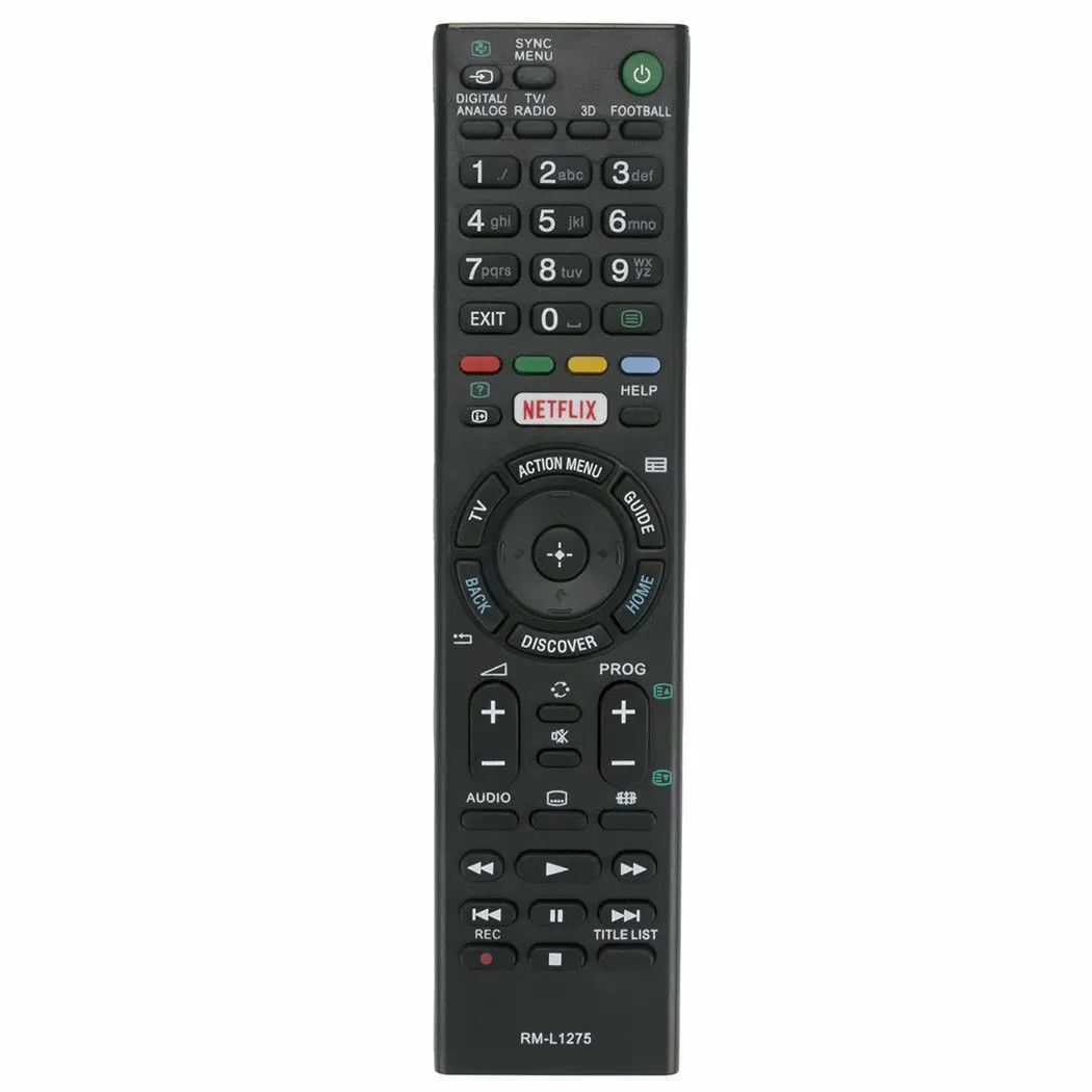 

New Universal RM-L1275 Remote Control For Sony TV RMT-TX100D RMT-TX100E RMT-TX102D KDL-43W808C KDL-50W755C