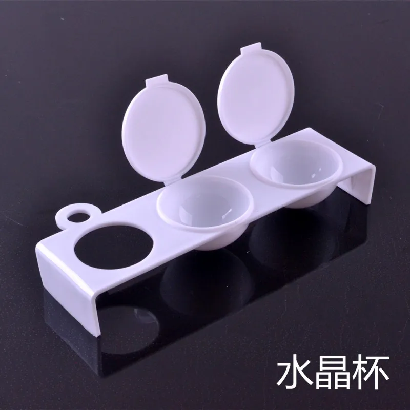 Принадлежности для маникюра с пластиковой хрустальной чашкой двойного