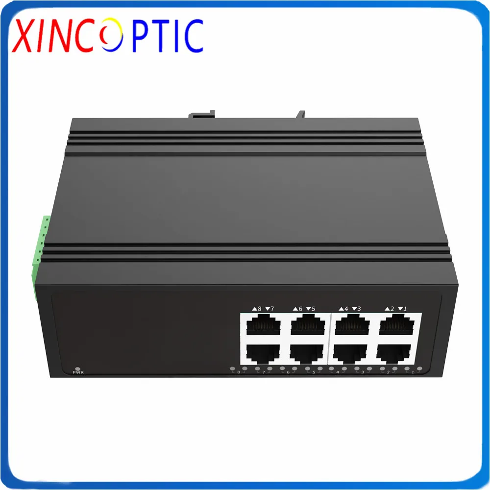 Коммутатор Ethernet POE 1000 м 8 портов IP40 | Мобильные телефоны и аксессуары