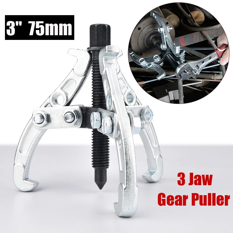 98mm Car Vanadium Steel 3 Jaw Gear Bearing Puller Wheels Pulley Remover Tools | Автомобили и мотоциклы