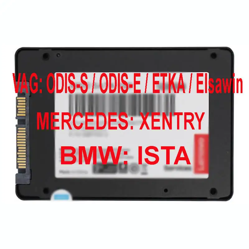 

Программное обеспечение для диагностики автомобиля VAG ODIS FULL + BM * W ISTA + MERCEDE * S Xentry SSD для VAS6154 VAS 5054A Mb Star C4 ICOM Next