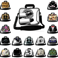Netbook Case Neoprene Handbag Hot 10 12 13 14 15 17 15.4 15.6 Inch Laptop Carry Messenger Shoulder Strap Briefcase For Lenovo HP