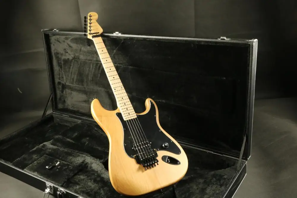 Высококачественная Разобранная гитара клен шеи красное дерево тела diy Гитарный