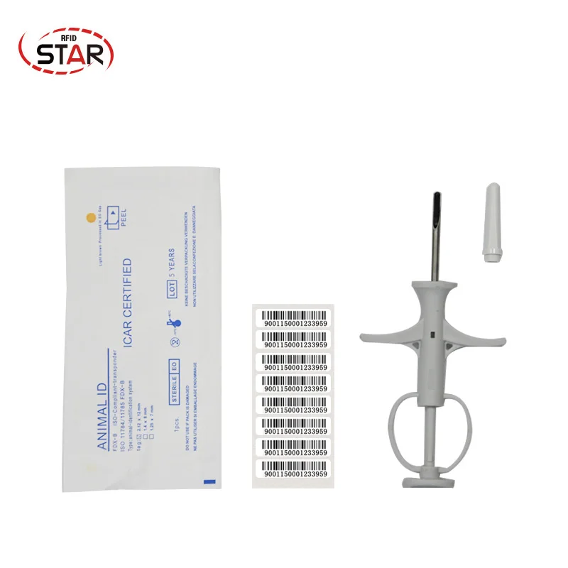 50pcs 2.12*12mm 134.2KHz RFID Glass Tag for Pet Identification,Tag for animal tracking/identification Pet syringe microchip