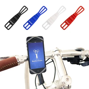 universal bicycle silicone strap handlebar fixed strap mtb portable non slip phone holder flashlight bracket bike accessories free global shipping