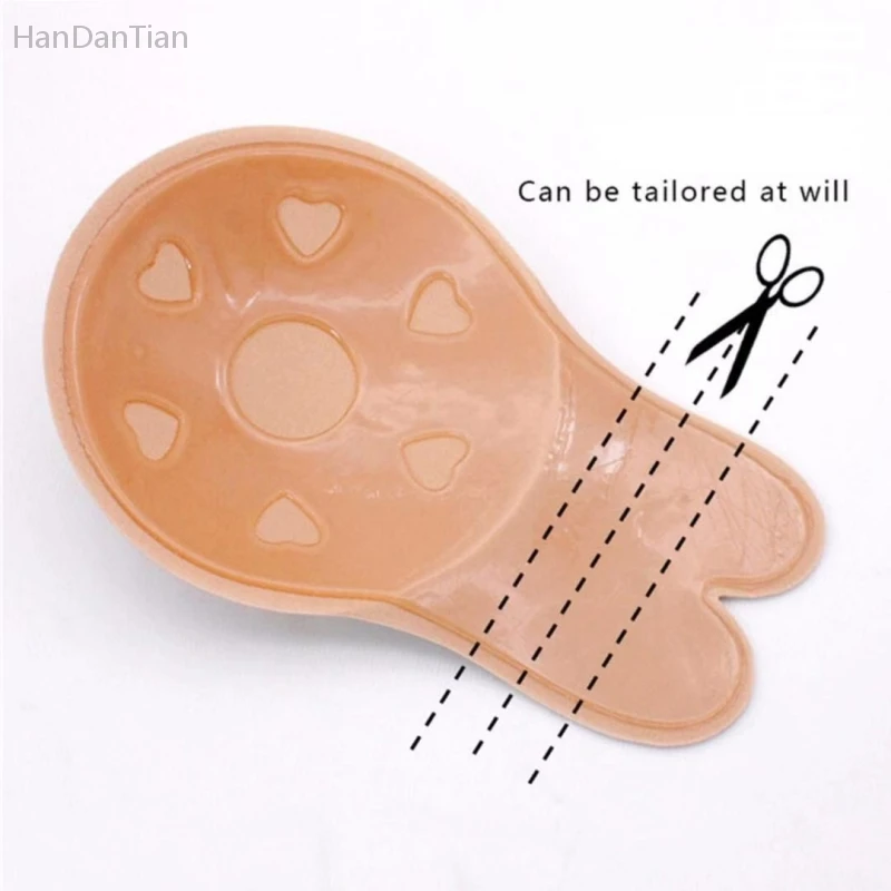 2pcs Bikini Breast Pads Swimwear Women Bra Self Adhesive Silicone Lift Up Tape Lifting Chest Sticker Swimsuit Nipple Cover | Женская