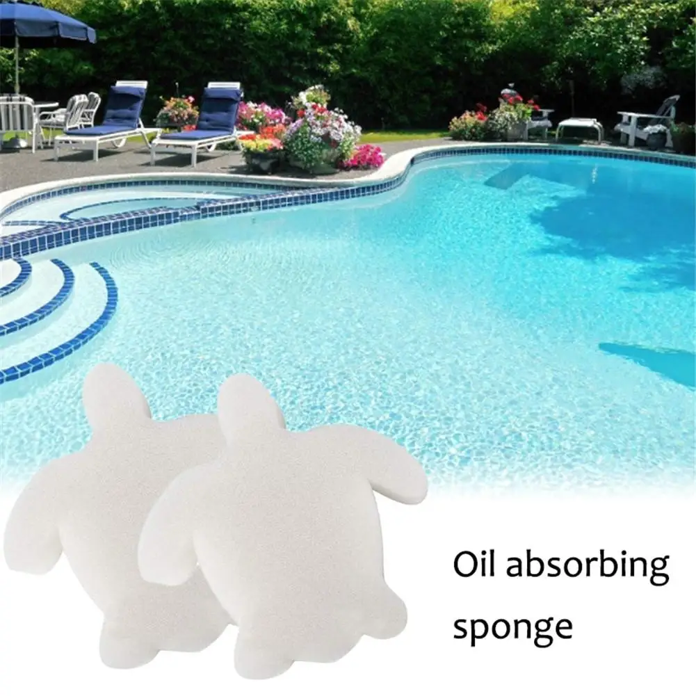 

10pcs/Set Cartoon Turtle Shape Tub Oil Absorbing Sponge Spa Scum Absorber Cleaners For Swimming Pool Hot Tub Spa Cleanning