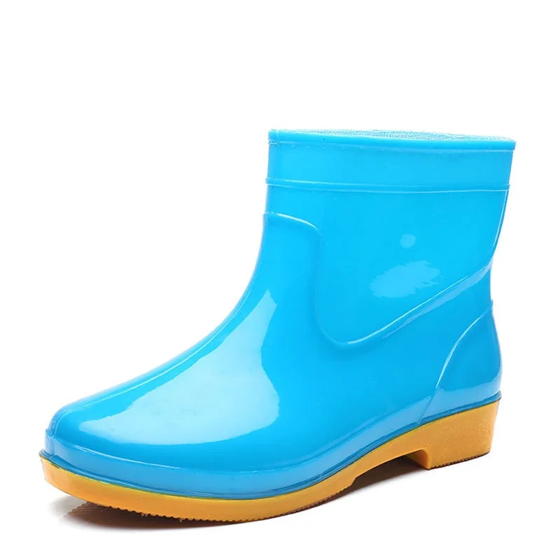 Сапоги Aleafalling женские резиновые универсальные на британской платформе для сада