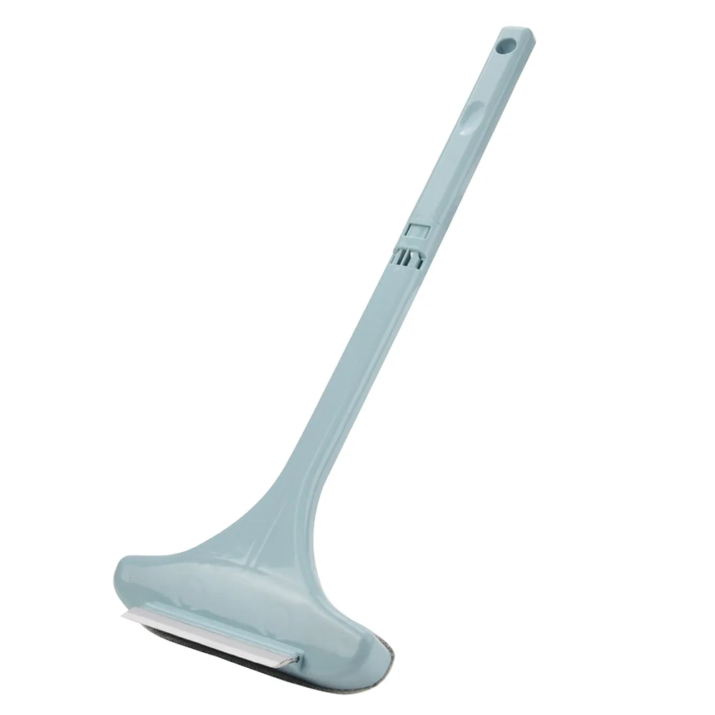 

2 In 1 Glass Wiper Household Double Sided With Scraper Multifunctional Scrubber Detachable Squeegee Window Cleaner Long Handle