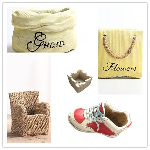 

Creative Desktop Decoration Craft Cement Pot Pen Holder Mold for Concrete 3D Book Box Car Bag Planter Flowerpot Silicone Molds