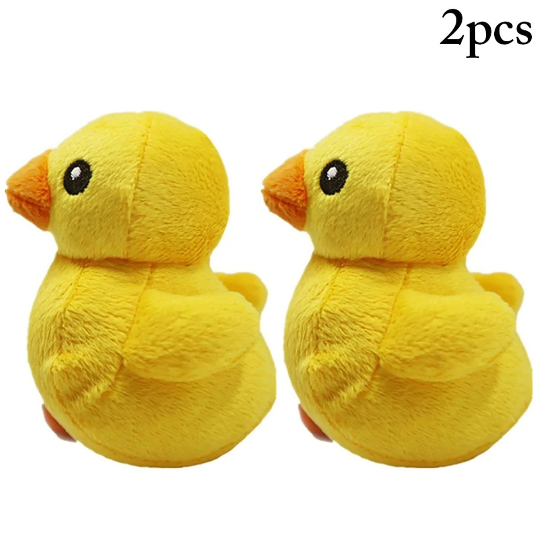 2pcs Plush Dog Toy Cat Interactive Fruit Animal Shape Bite Resistant Puppy Kitten Teething Squeaky Pet Chew | Дом и сад