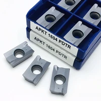 milling cutter apkt1604 lt30 machine tool accessories carbide insert apkt 1604 pdtr milling cutter turning cnc turning tool
