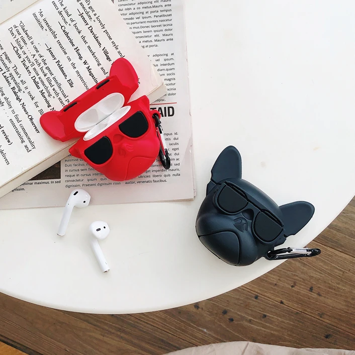 Чехол Auroras для Apple Airpods Pro милый дизайн бульдога уникальные аксессуары наушников