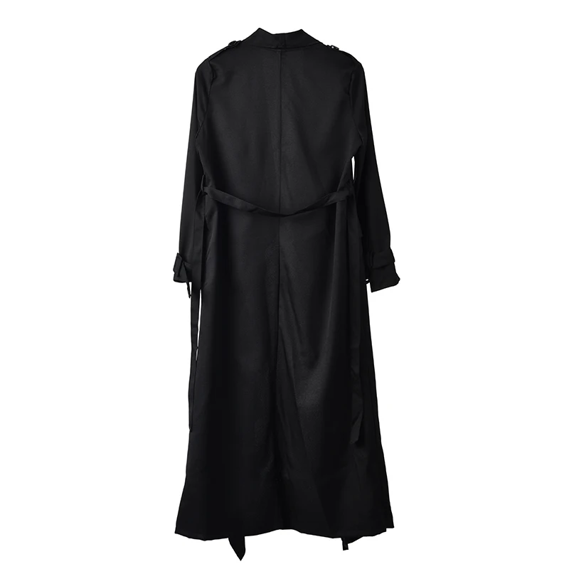 LANMRE 2018 новый модный Свободный Повседневный большой длинный кардиган ветровка