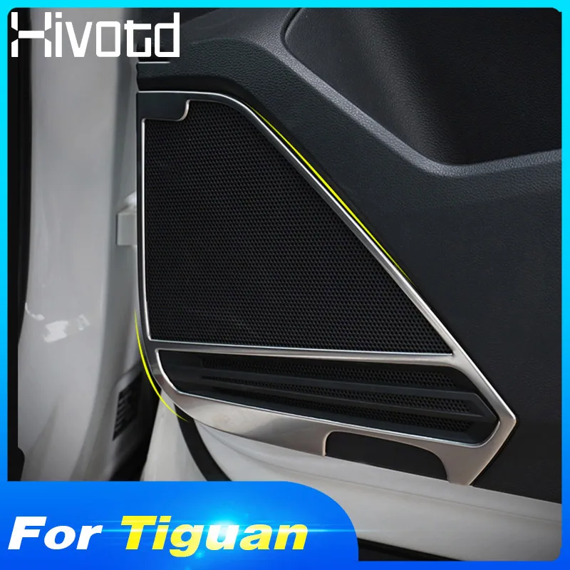 Hivotd для тигуан VW Tiguan MK2 2020 2017 аксессуары двери стерео аудио звуковой динамик