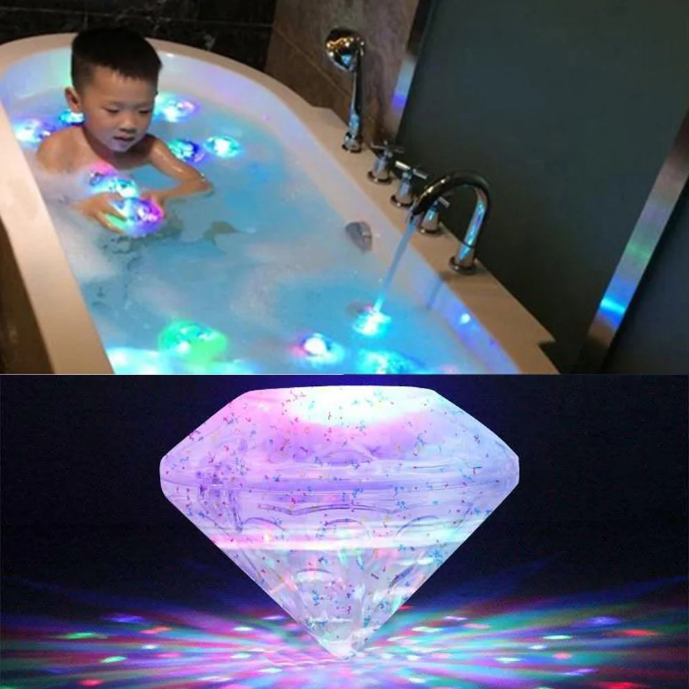 Светодиодный светильник забавные игрушки детские для ванной стильная футболка с