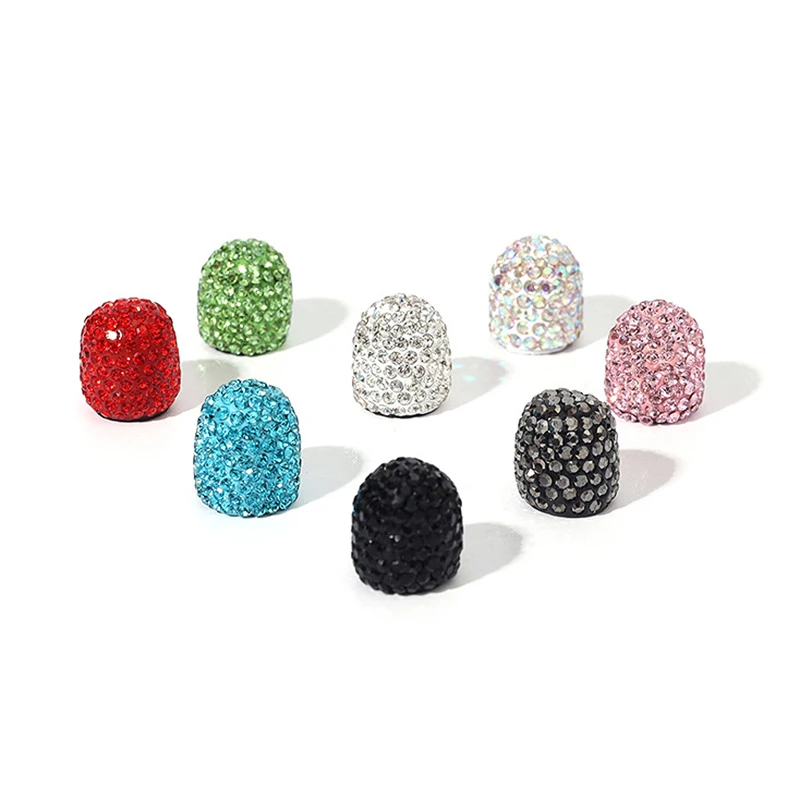 

Хрустальные колпачки клапанов автомобильных шин, 4 шт., водонепроницаемые колпачки клапанов колеса, 6 цветов, для мотоциклов, грузовиков