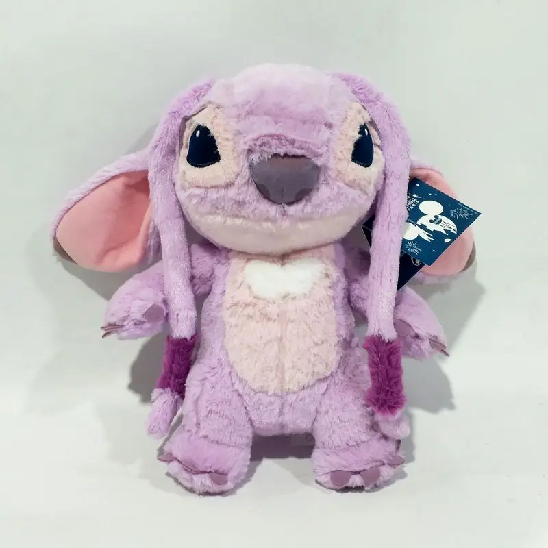 

Disney 28cm Lilo And Stitch Plush Toys #626 Stitch Girlfriend Angel Stuffed Soft Doll For kids Gift