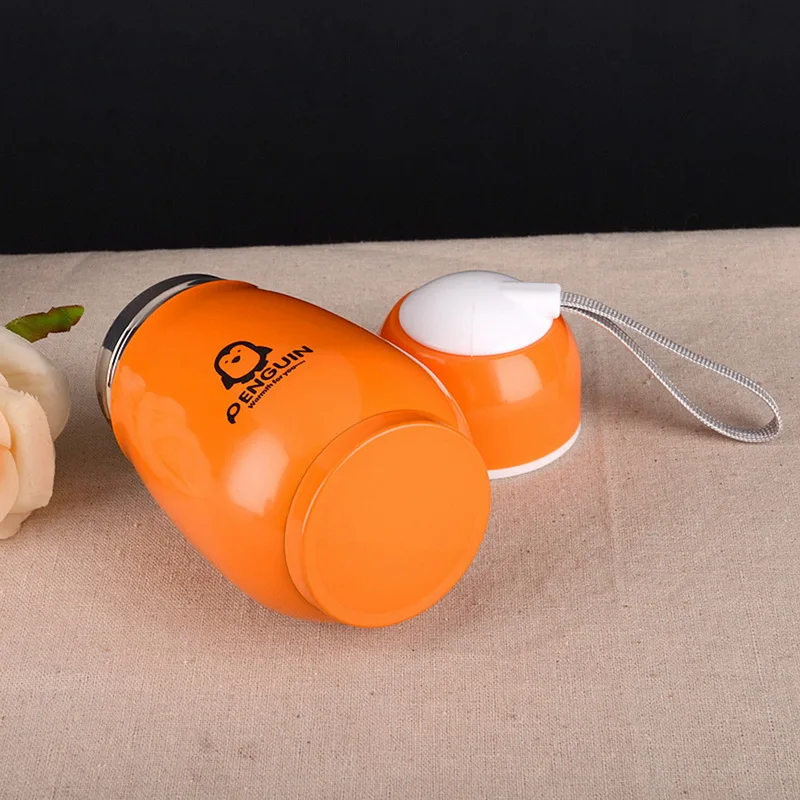 Горячая Распродажа 200 мл Термос с рисунком из мультфильма бутылка нержавеющей